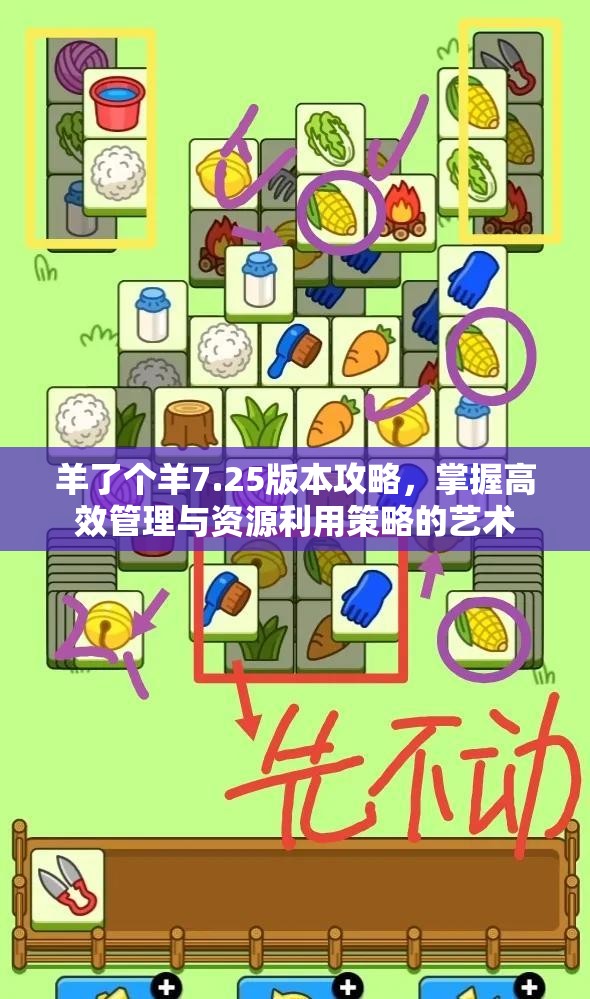 羊了个羊7.25版本攻略，掌握高效管理与资源利用策略的艺术