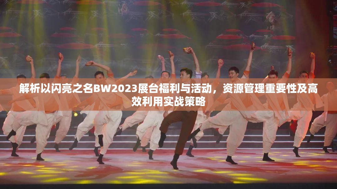 解析以闪亮之名BW2023展台福利与活动，资源管理重要性及高效利用实战策略