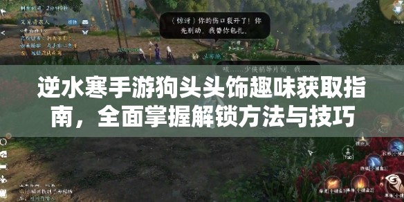 逆水寒手游狗头头饰趣味获取指南，全面掌握解锁方法与技巧