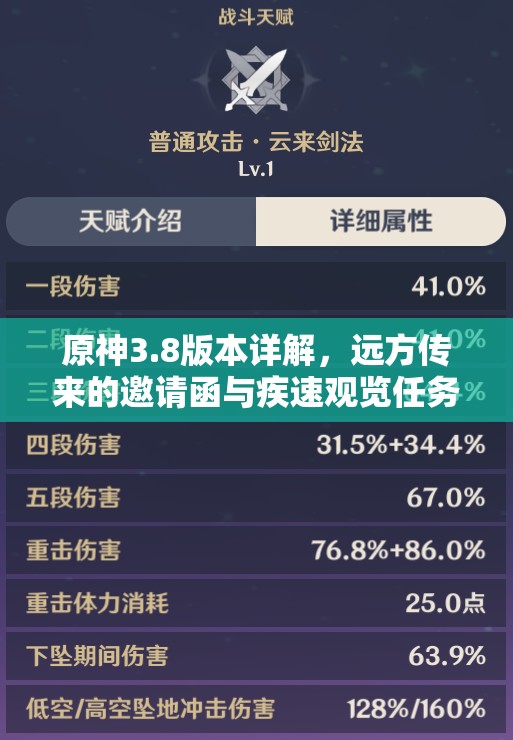 原神3.8版本详解，远方传来的邀请函与疾速观览任务全攻略指南