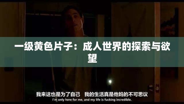 一级黄色片子：成人世界的探索与欲望