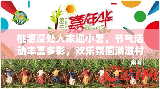 桃源深处人家迎小暑，节气活动丰富多彩，欢乐氛围满溢村庄
