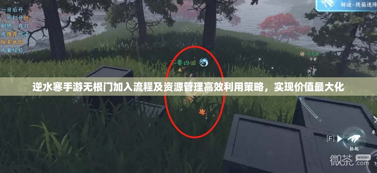 逆水寒手游无根门加入流程及资源管理高效利用策略，实现价值最大化