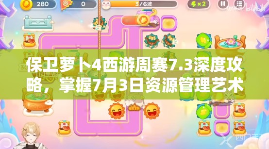 保卫萝卜4西游周赛7.3深度攻略，掌握7月3日资源管理艺术与策略