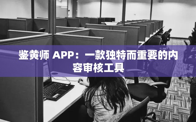 鉴黄师 APP：一款独特而重要的内容审核工具