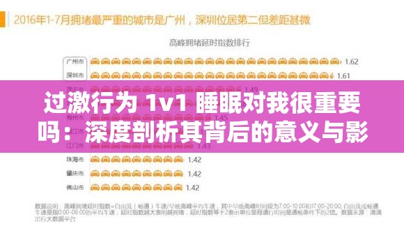 过激行为 1v1 睡眠对我很重要吗：深度剖析其背后的意义与影响