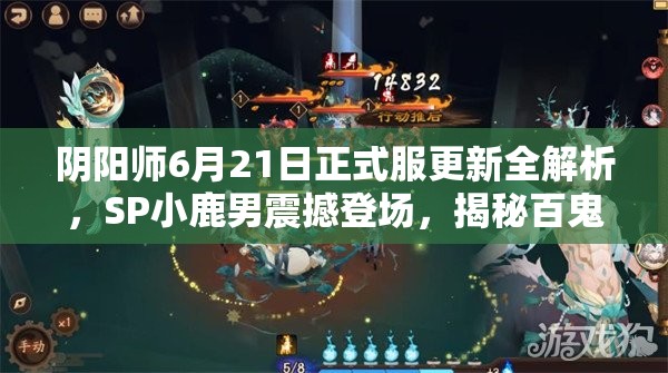 阴阳师6月21日正式服更新全解析，SP小鹿男震撼登场，揭秘百鬼奕与端午活动的资源管理策略