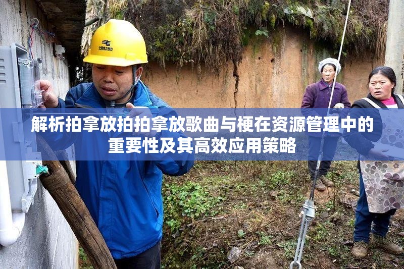 解析拍拿放拍拍拿放歌曲与梗在资源管理中的重要性及其高效应用策略