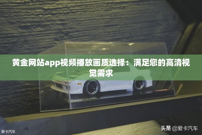 黄金网站app视频播放画质选择：满足您的高清视觉需求
