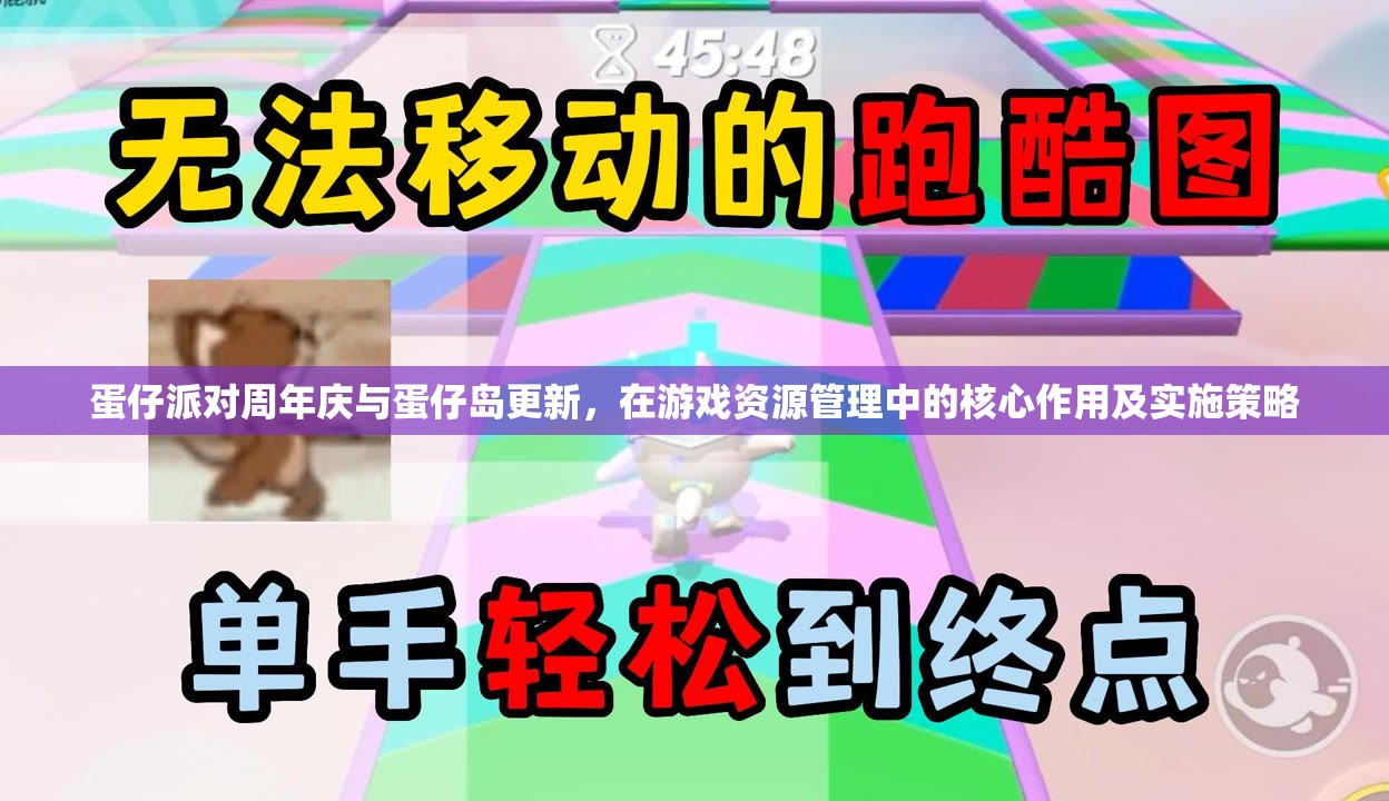 蛋仔派对周年庆与蛋仔岛更新，在游戏资源管理中的核心作用及实施策略