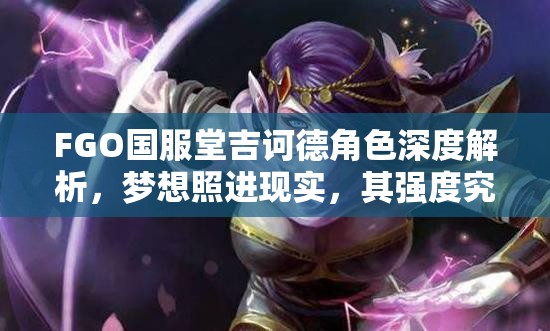 FGO国服堂吉诃德角色深度解析，梦想照进现实，其强度究竟如何定位？