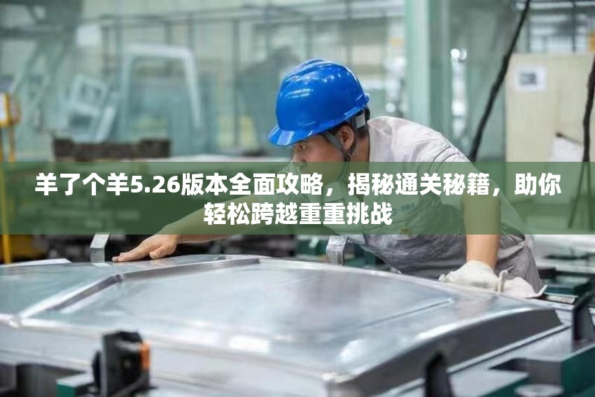 羊了个羊5.26版本全面攻略，揭秘通关秘籍，助你轻松跨越重重挑战
