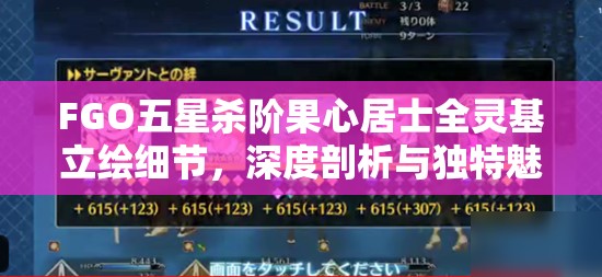 FGO五星杀阶果心居士全灵基立绘细节，深度剖析与独特魅力解析