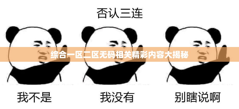 综合一区二区无码相关精彩内容大揭秘