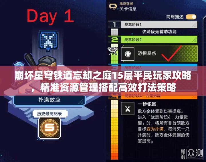崩坏星穹铁道忘却之庭15层平民玩家攻略，精准资源管理搭配高效打法策略