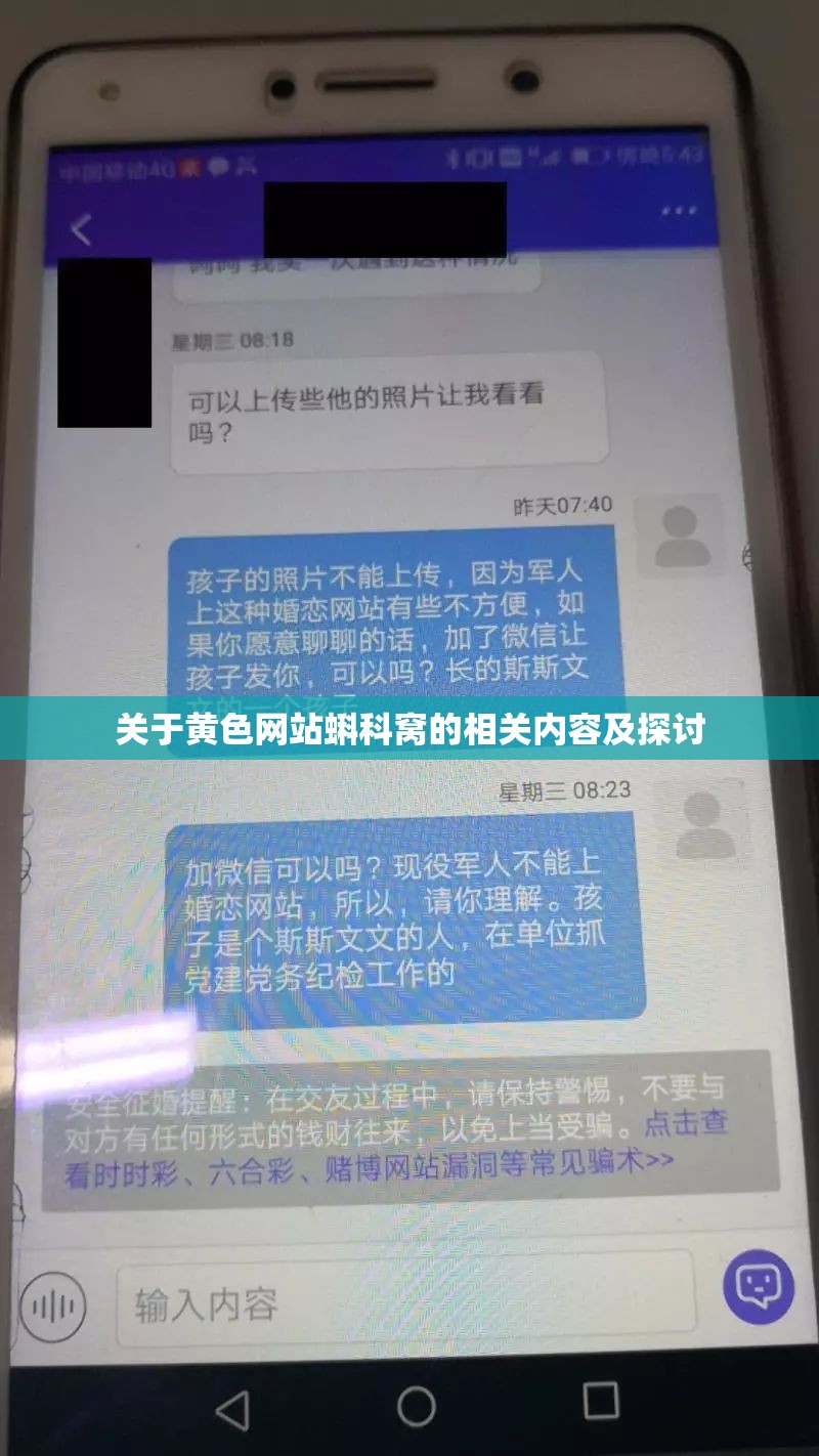 关于黄色网站蝌科窝的相关内容及探讨