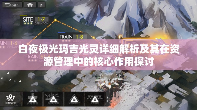 白夜极光玛吉光灵详细解析及其在资源管理中的核心作用探讨