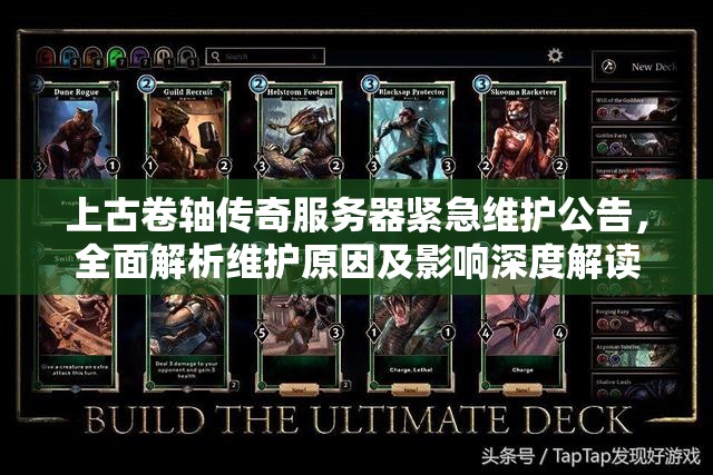 上古卷轴传奇服务器紧急维护公告，全面解析维护原因及影响深度解读