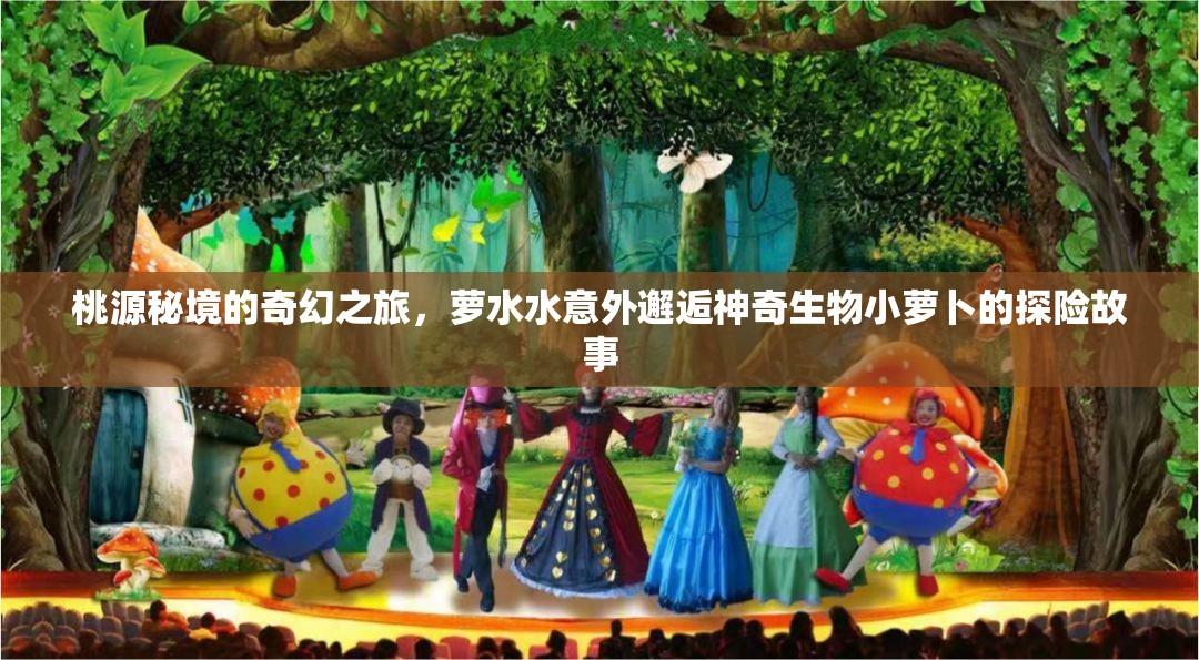 桃源秘境的奇幻之旅，萝水水意外邂逅神奇生物小萝卜的探险故事