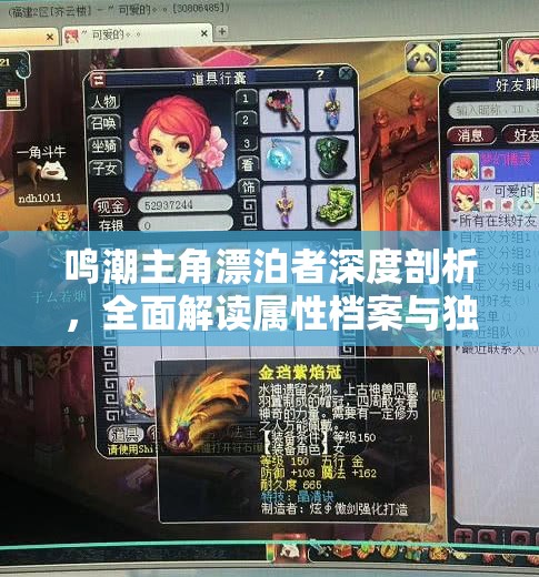 鸣潮主角漂泊者深度剖析，全面解读属性档案与独特角色魅力