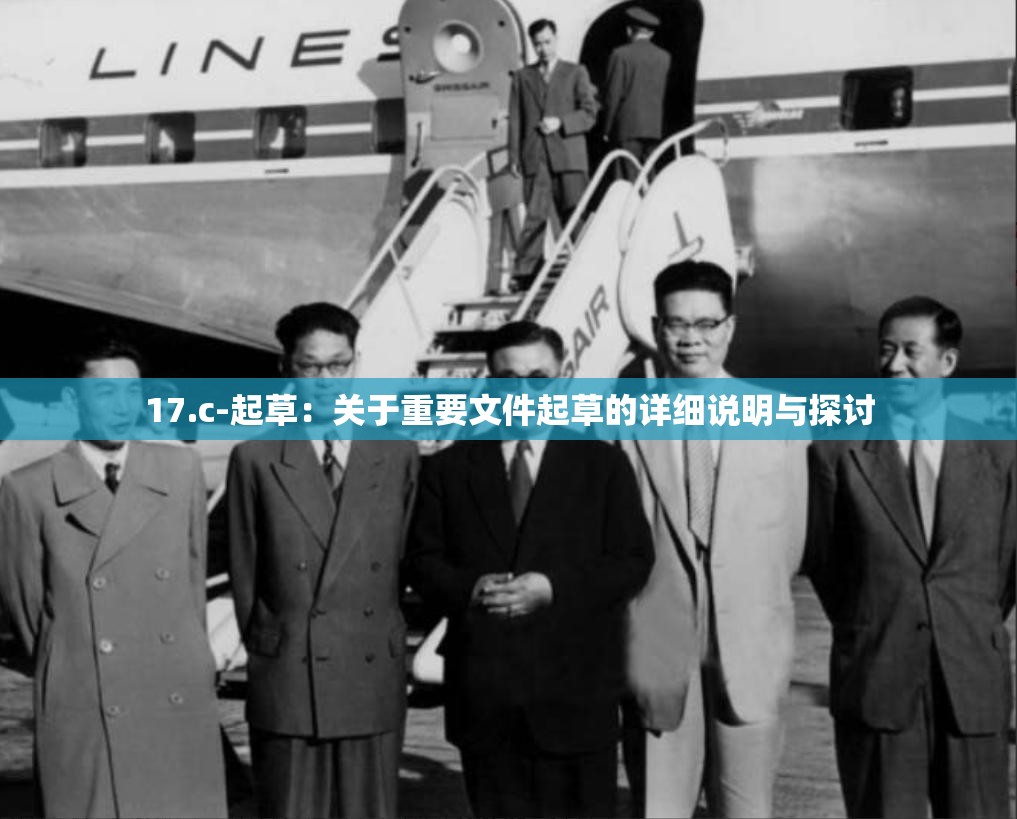 17.c-起草：关于重要文件起草的详细说明与探讨