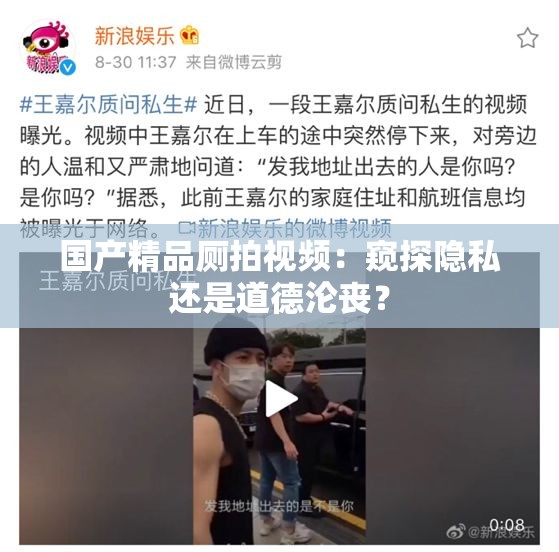 国产精品厕拍视频：窥探隐私还是道德沦丧？