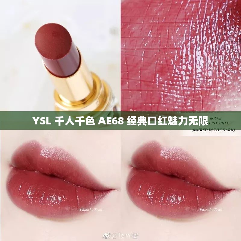 YSL 千人千色 AE68 经典口红魅力无限