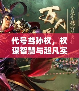 代号鸢孙权，权谋智慧与超凡实力的双重化身，引领三国风云