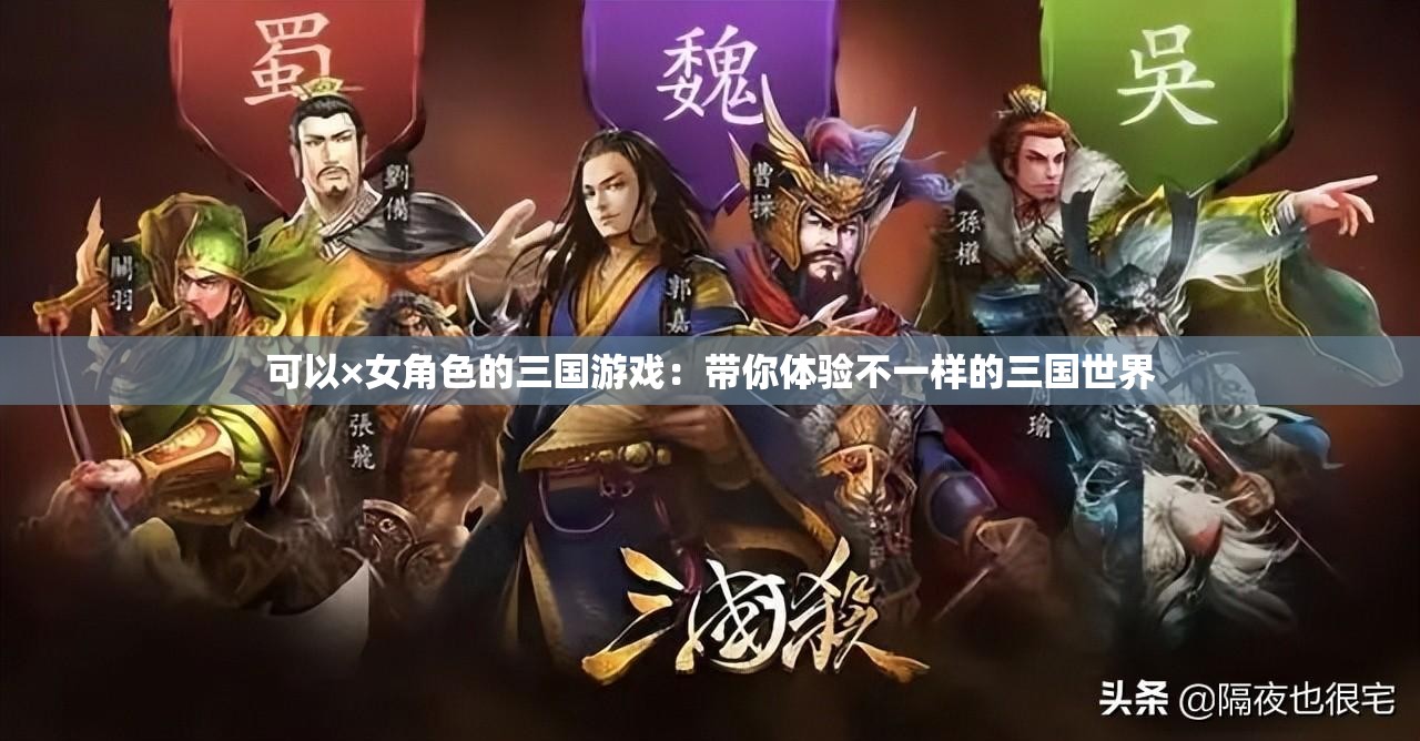 可以×女角色的三国游戏：带你体验不一样的三国世界
