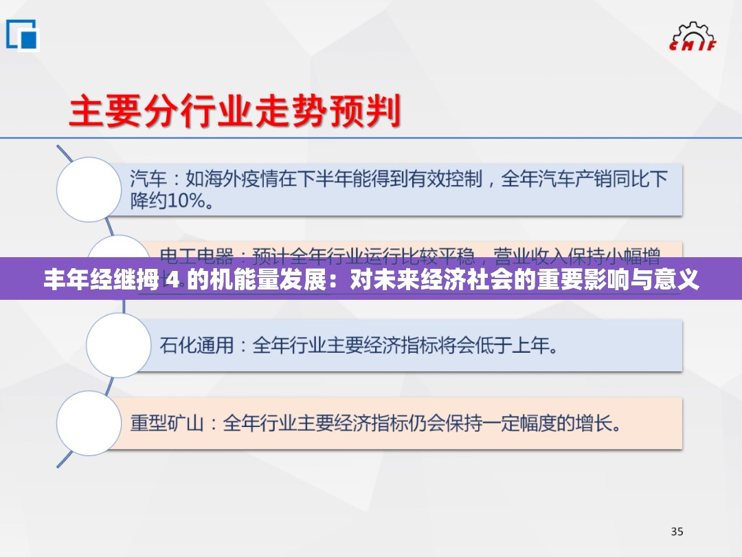 丰年经继拇 4 的机能量发展：对未来经济社会的重要影响与意义