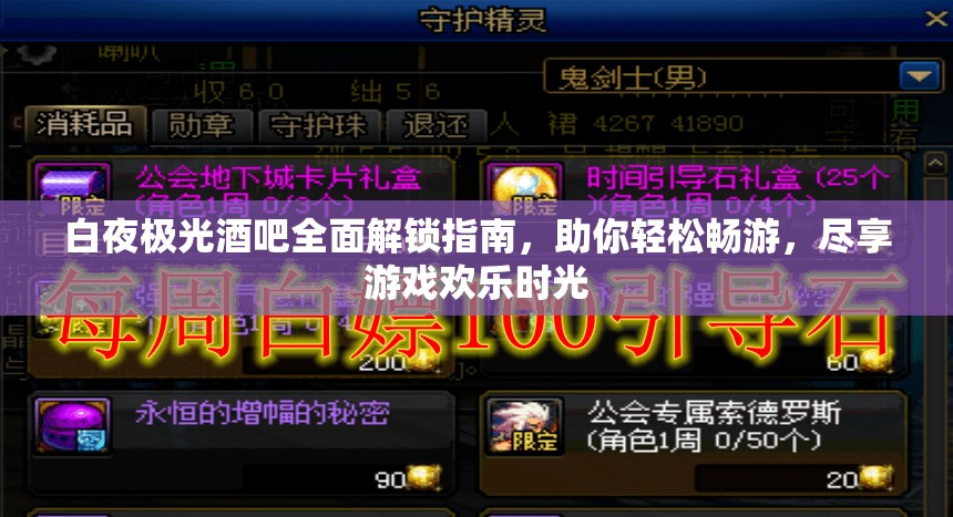 白夜极光酒吧全面解锁指南，助你轻松畅游，尽享游戏欢乐时光