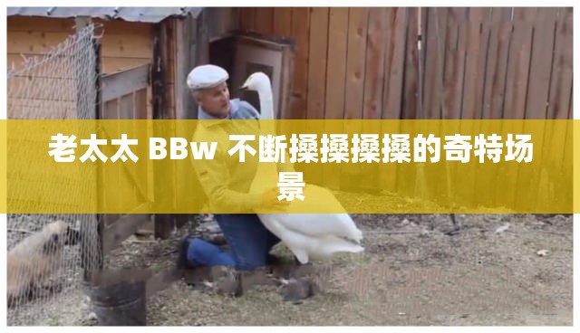 老太太 BBw 不断搡搡搡搡的奇特场景