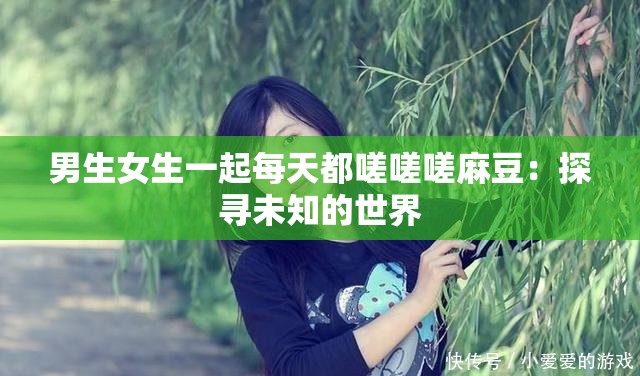 男生女生一起每天都嗟嗟嗟麻豆：探寻未知的世界