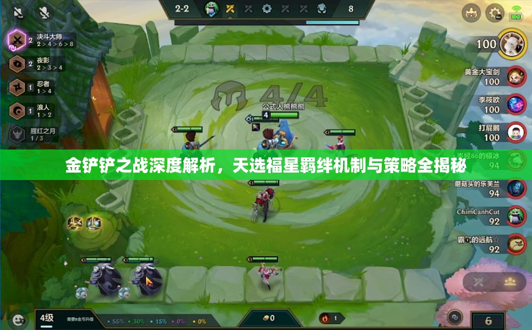 金铲铲之战深度解析，天选福星羁绊机制与策略全揭秘