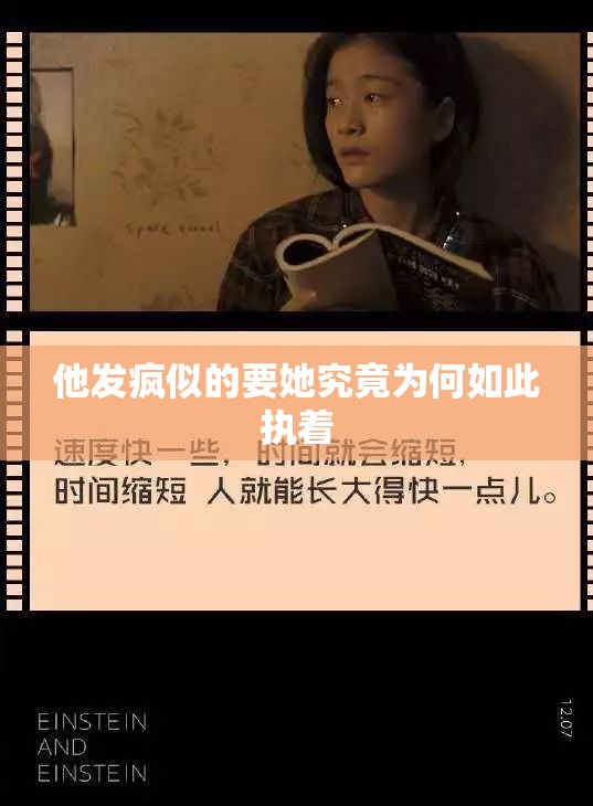 他发疯似的要她究竟为何如此执着