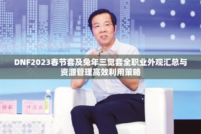 DNF2023春节套及兔年三觉套全职业外观汇总与资源管理高效利用策略