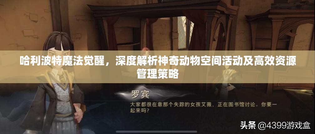 哈利波特魔法觉醒，深度解析神奇动物空间活动及高效资源管理策略