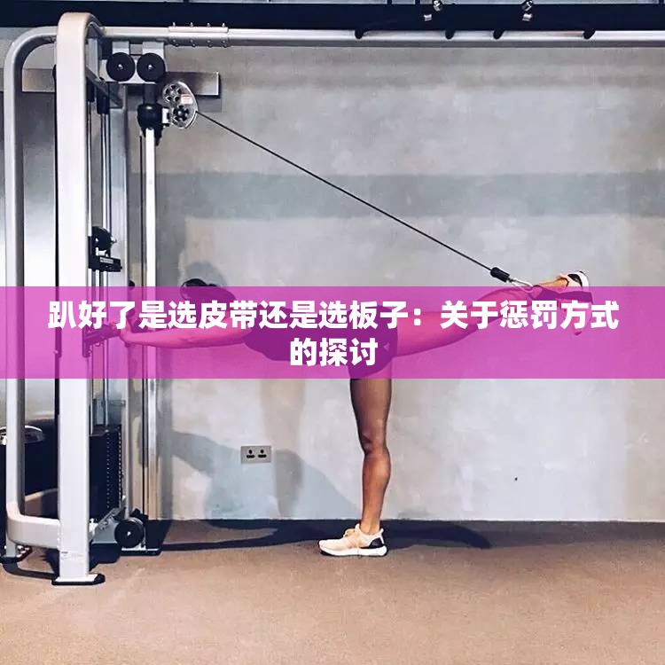 趴好了是选皮带还是选板子：关于惩罚方式的探讨