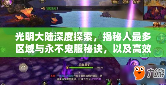 光明大陆深度探索，揭秘人最多区域与永不鬼服秘诀，以及高效资源管理策略