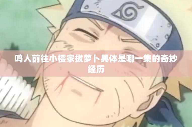 鸣人前往小樱家拔萝卜具体是哪一集的奇妙经历