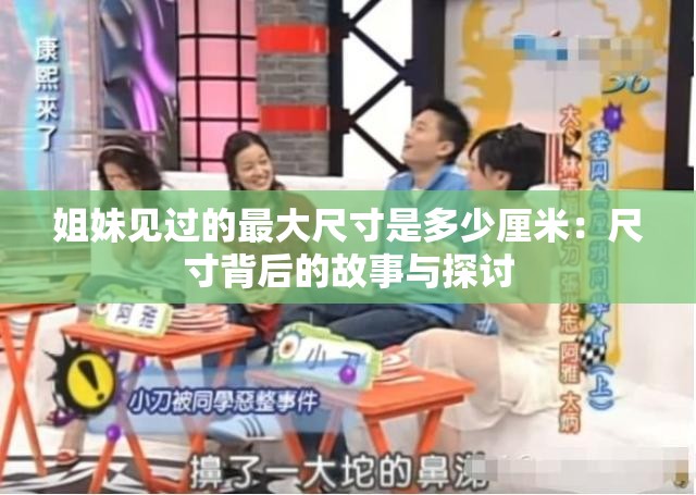 姐妹见过的最大尺寸是多少厘米：尺寸背后的故事与探讨
