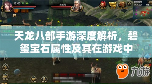 天龙八部手游深度解析，碧玺宝石属性及其在游戏中的独特妙用