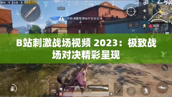 B站刺激战场视频 2023：极致战场对决精彩呈现
