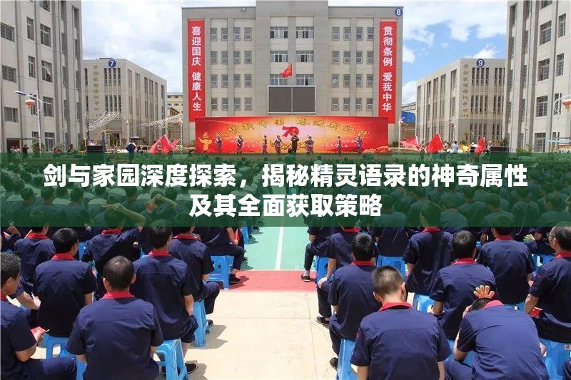 剑与家园深度探索，揭秘精灵语录的神奇属性及其全面获取策略