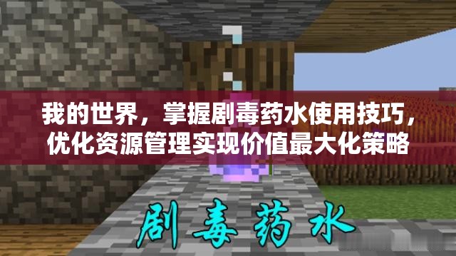 我的世界，掌握剧毒药水使用技巧，优化资源管理实现价值最大化策略