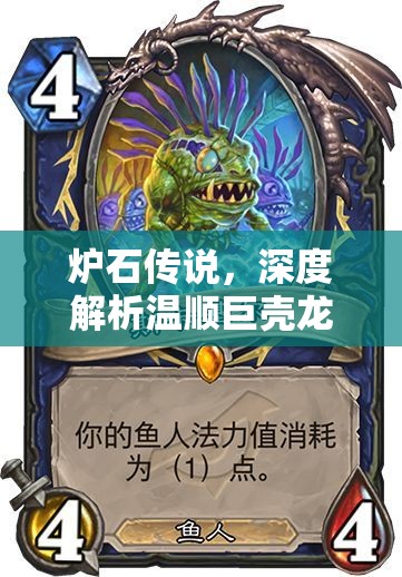 炉石传说，深度解析温顺巨壳龙在资源管理策略中的表现与运用