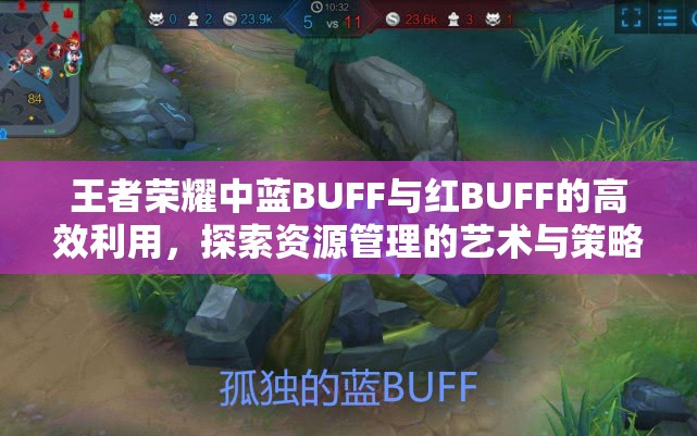 王者荣耀中蓝BUFF与红BUFF的高效利用，探索资源管理的艺术与策略