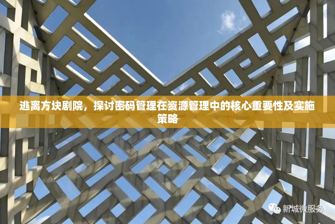 逃离方块剧院，探讨密码管理在资源管理中的核心重要性及实施策略