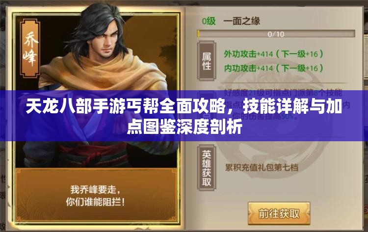 天龙八部手游丐帮全面攻略，技能详解与加点图鉴深度剖析