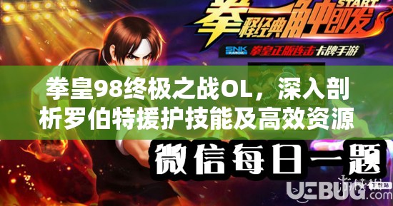 拳皇98终极之战OL，深入剖析罗伯特援护技能及高效资源管理策略